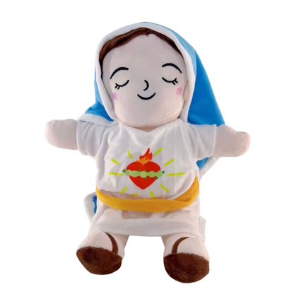 Peluche Virgen María con respiración
